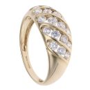 14ct Yellow Gold Fancy Cubic Zirconia Ring