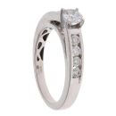 18ct White Gold 0.65ct Brilliant Cut Diamond Solitaire Ring