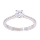 Platinum 0.35ct Diamond Solitaire Ring
