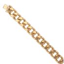9ct Yellow Gold Curb Bracelet 8"