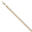 9ct Yellow Gold Curb Bracelet 9"