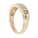 9ct Yellow Gold Cubic Zirconia Eternity Ring