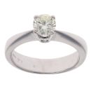 18ct White Gold 0.75ct Brilliant Cut Diamond Solitaire Ring