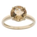 9ct Yellow Gold Citrine Single Stone Ring