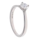 Platinum 0.40ct Brilliant Cut Diamond Solitaire Ring