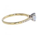 18ct Yellow Gold 0.75ct Heart Cut Diamond Ring