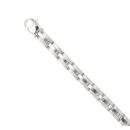 9ct White Gold Fancy Bracelet 7.5"