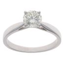 Platinum 0.75ct Brilliant Cut Diamond Solitaire Ring