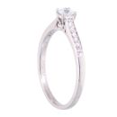 9ct White Gold 0.33ct Diamond Solitaire Ring