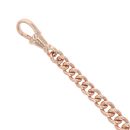 9ct Rose Gold Curb Bracelet 7.5"