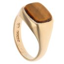 9ct Yellow Gold Tiger's Eye Signet Ring