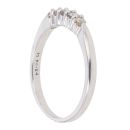 9ct White Gold 0.24ct Brilliant Cut Diamond Five Stone Ring
