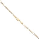 9ct Yellow Gold Figaro Chain 18"