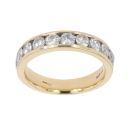 18ct Yellow Gold 0.80ct Brilliant Cut Diamond Eternity Ring