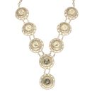 14ct Yellow Gold Fancy Coin Chain 24"