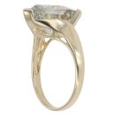 9ct Yellow Gold Prasiolite Single Stone Ring