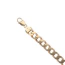 9ct Yellow Gold Curb Bracelet 8"