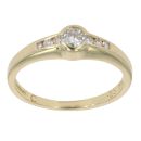 18ct Yellow Gold 0.25ct Brilliant Cut Diamond Solitaire Ring