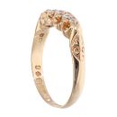 18ct Yellow Gold 0.15ct Diamond Five Stone Ring