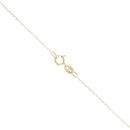 18ct Yellow Gold 0.33ct Brilliant Cut Diamond Solitaire Pendant And Chain 18"