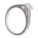 Platinum 0.70ct Brilliant Cut Diamond Solitaire Ring