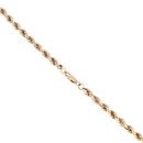 9ct Yellow Gold Graduating Rope Chain 18"