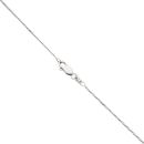 18ct White Gold 0.10ct Diamond And Tanzanite Pendant And Chain 16"