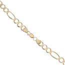 9ct Yellow Gold Figaro Chain 18"