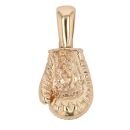 9ct Yellow Gold Cubic Zirconia Boxing Glove Pendant