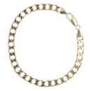 9ct Yellow Gold Curb Bracelet 9"