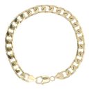 9ct Yellow Gold Curb Bracelet 8"
