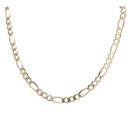 9ct Yellow Gold Figaro Chain 28"