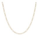 9ct Yellow Gold Figaro Chain 18"