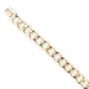 9ct Yellow Gold Curb Bracelet 8"