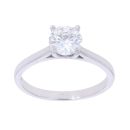 Platinum 1.00ct Brilliant Cut Diamond Solitaire Ring