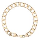 9ct Yellow Gold Curb Bracelet 8.5"