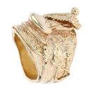 9ct Yellow Gold Saddle Ring