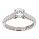 Palladium 0.75ct Diamond Solitaire Ring