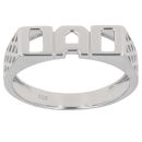 Silver Dad Ring By Icesia