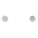9ct Yellow Gold Crystal Stud Earrings