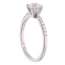 18ct White Gold 0.88ct Diamond Solitaire Ring
