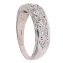 18ct White Gold 1.46ct Brilliant Cut Diamond Half Eternity Ring