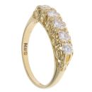 18ct Yellow Gold 0.65ct Brilliant Cut Diamond Five Stone Ring