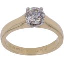 18ct Yellow Gold 1.03ct Diamond Solitaire Ring