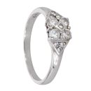 18ct White Gold 0.50ct Diamond Cluster Ring