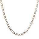 9ct Yellow Gold Curb Chain 22"