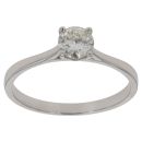 Platinum 0.75ct Brilliant Cut Diamond Solitaire Ring