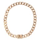 9ct Yellow Gold Curb Bracelet 8"