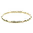 14ct Yellow Gold Patterned Bangle