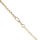 9ct Yellow Gold Locket and Belcher Chain 18"